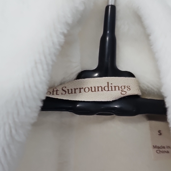 Soft Surroundings Cream Teddy Jacket - Picture 2 of 3